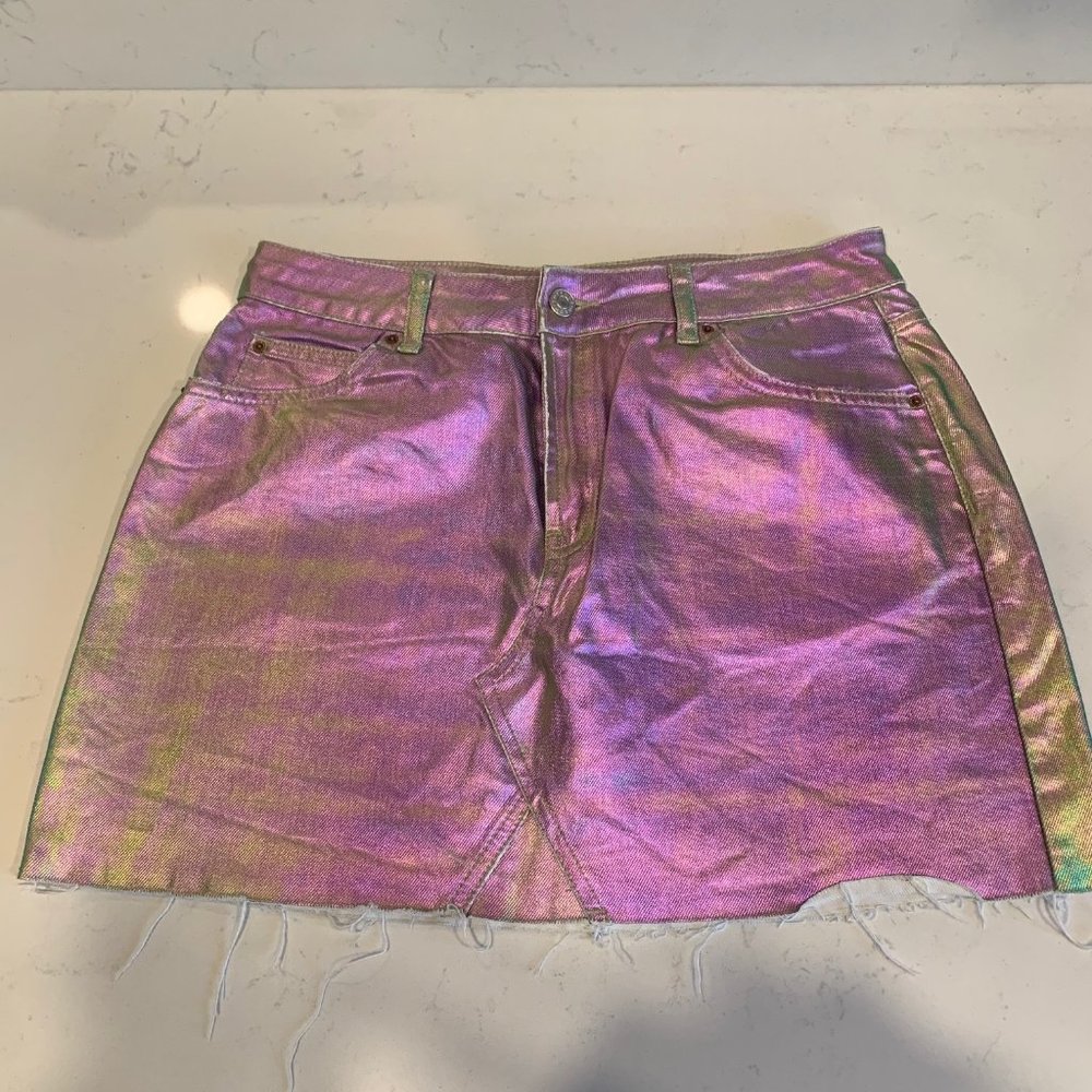 TopShop Mini Skirt - Holographic